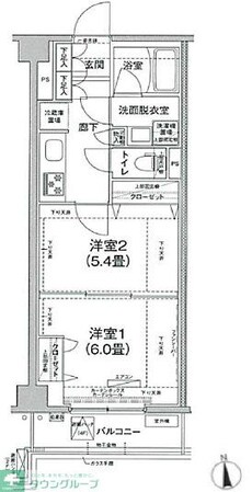 アイルグランデ大田の物件間取画像